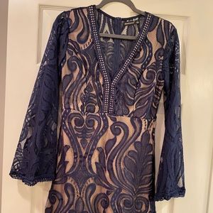 Navy Cocktail Dress size Large